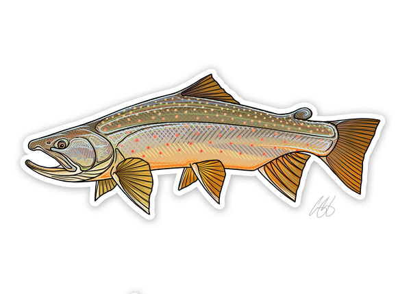fingerz Creative Large Mouth Bass Fish Fishing Graphics 3D Sticker