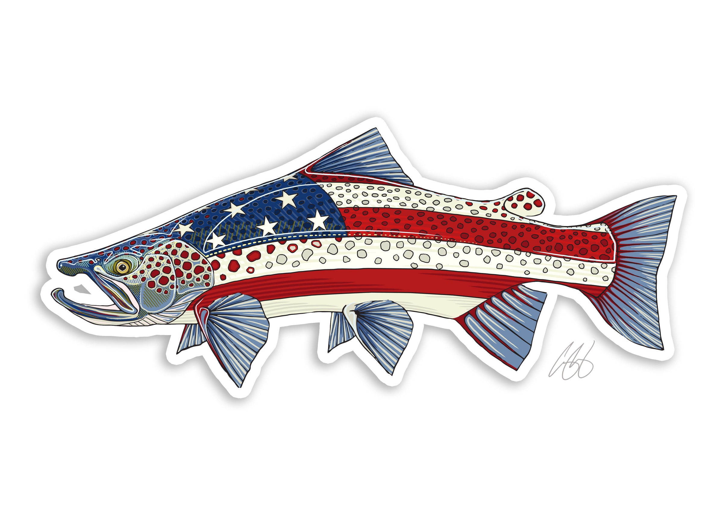 Fish Decals– Casey Underwood Artwork & Design