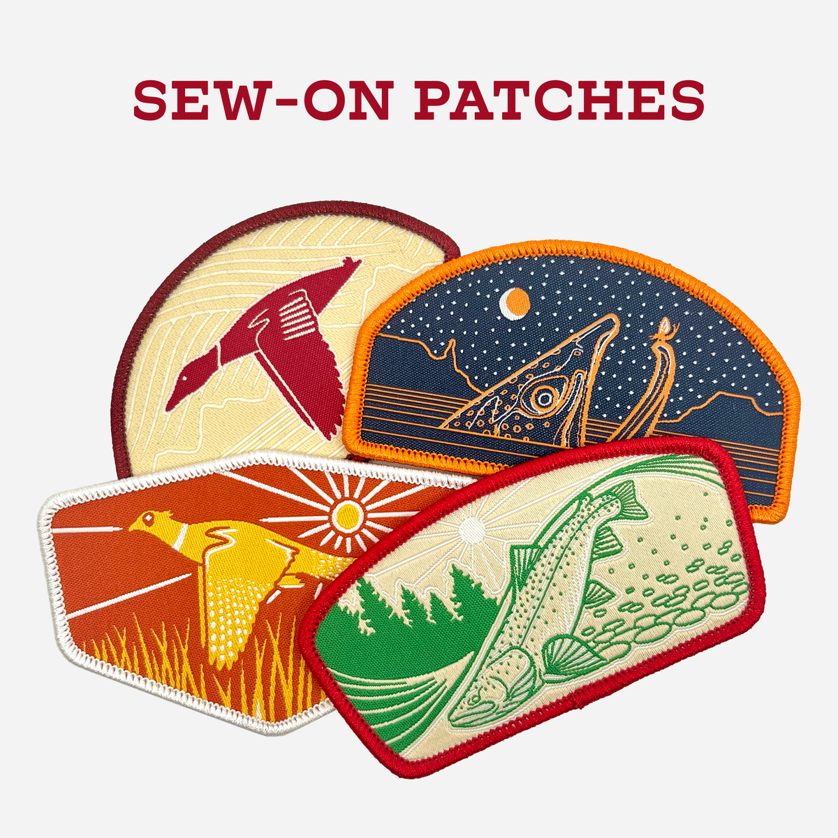 Sew-On Patches– Casey Underwood Artwork & Design